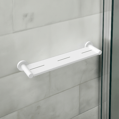 Nero Mecca Shower Shelf Matte White - Sydney Home Centre