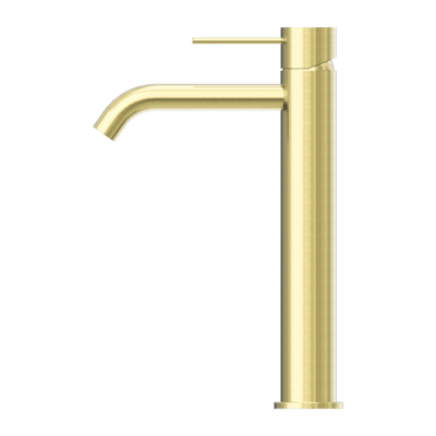 Nero Mecca Tall Basin Mixer Brushed Gold - Sydney Home Centre