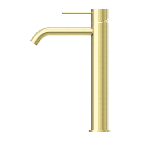 Nero Mecca Tall Basin Mixer Brushed Gold - Sydney Home Centre