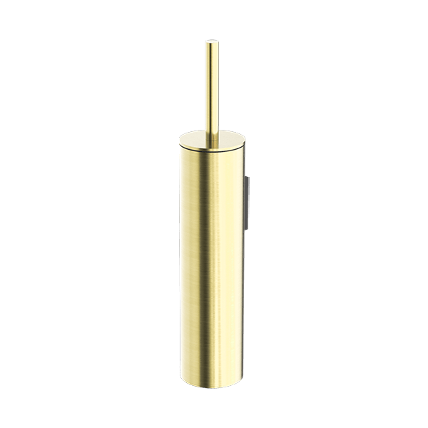 Nero Mecca Toilet Brush Holder Brushed Gold - Sydney Home Centre