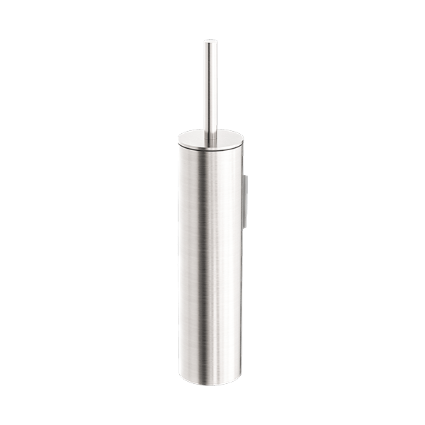 Nero Mecca Toilet Brush Holder Brushed Nickel - Sydney Home Centre