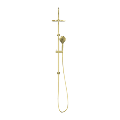 Nero Mecca Twin Shower With Air Shower Brushed Gold - Sydney Home Centre