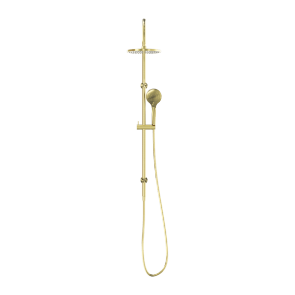 Nero Mecca Twin Shower With Air Shower Brushed Gold - Sydney Home Centre