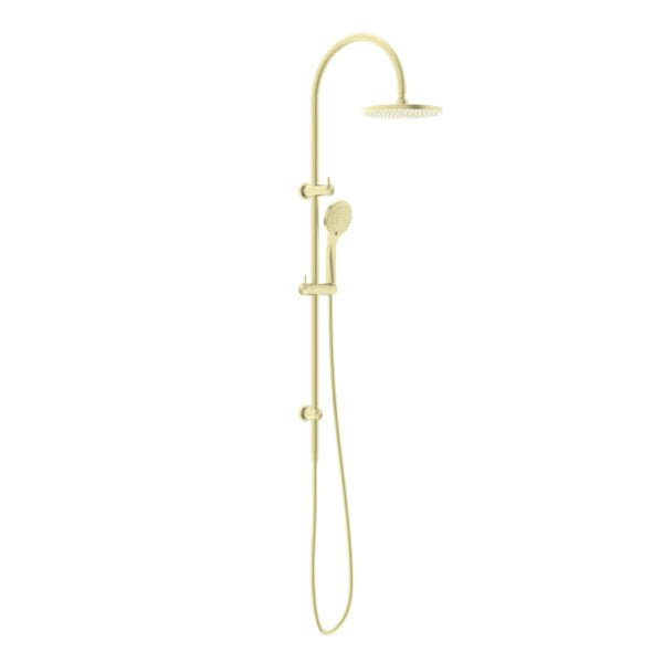 Nero Mecca Twin Shower With Air Shower Brushed Gold - Sydney Home Centre