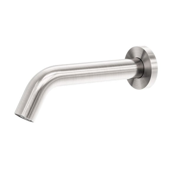 Nero Mecca Wallmount Sensor Taps Brushed Nickel - Sydney Home Centre