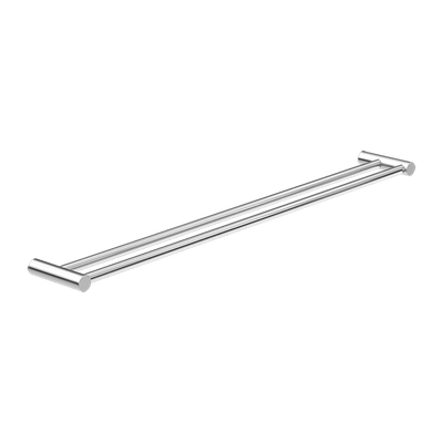 Nero New Mecca Double Towel Rail 800mm Chrome - Sydney Home Centre