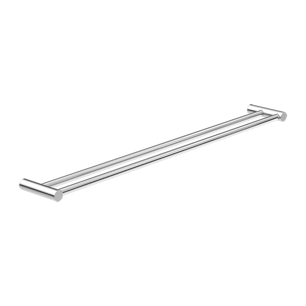 Nero New Mecca Double Towel Rail 800mm Chrome - Sydney Home Centre