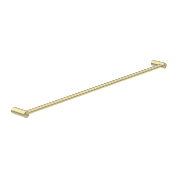 Nero New Mecca Single Towel Rail 800mm Brushed Gold - Sydney Home Centre