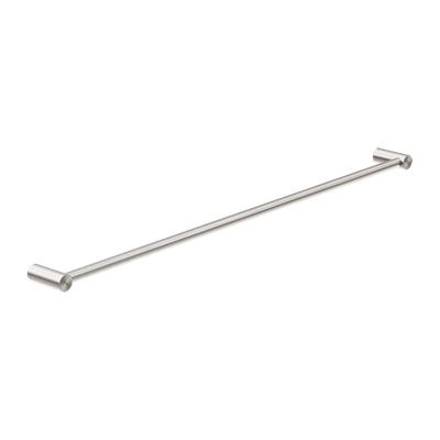 Nero New Mecca Single Towel Rail 800mm Brushed Nickel - Sydney Home Centre