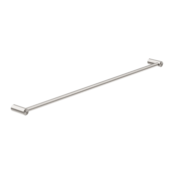 Nero New Mecca Single Towel Rail 800mm Brushed Nickel - Sydney Home Centre