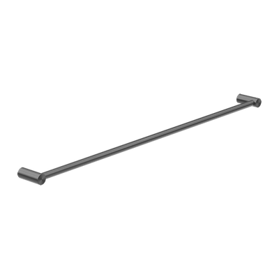 Nero New Mecca Single Towel Rail 800mm Gun Metal - Sydney Home Centre