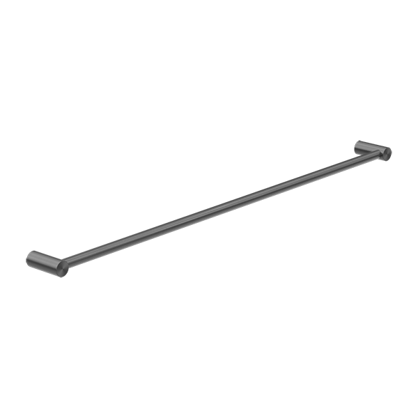 Nero New Mecca Single Towel Rail 800mm Gun Metal - Sydney Home Centre