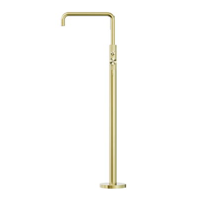 Nero Opal Free Standing Bath Mixer With Hand Shower Brushed Gold - Sydney Home Centre