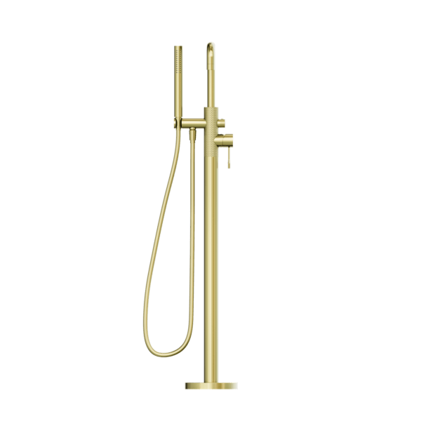 Nero Opal Free Standing Bath Mixer With Hand Shower Brushed Gold - Sydney Home Centre