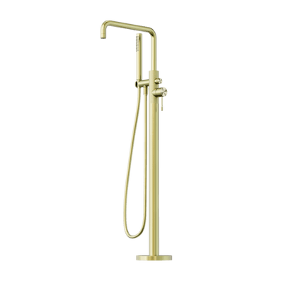 Nero Opal Free Standing Bath Mixer With Hand Shower Brushed Gold - Sydney Home Centre