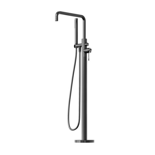 Nero Opal Free Standing Bath Mixer With Hand Shower Graphite - Sydney Home Centre