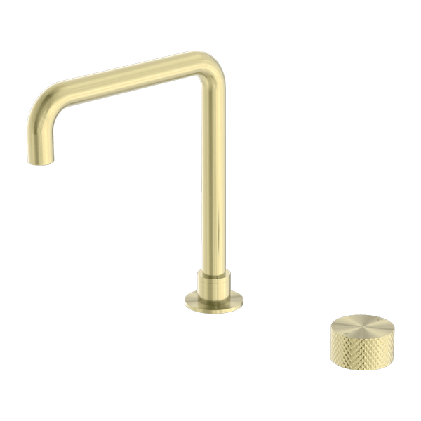 Nero Opal Progressive Tall Basin Set Brushed Gold - Sydney Home Centre