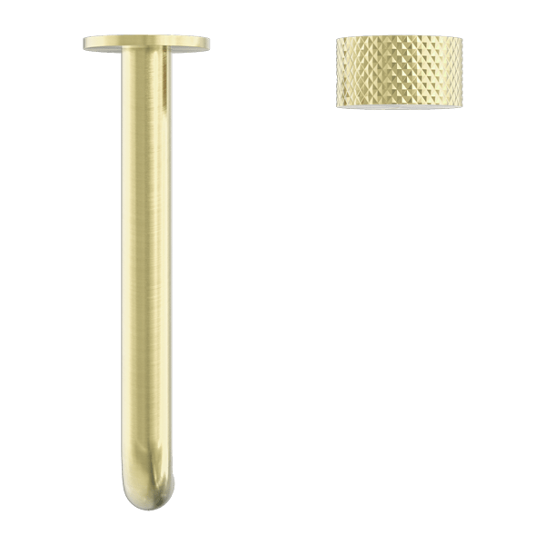 Nero Opal Progressive Wall Basin/Bath Mixer 230mm Spout Brushed Gold - Sydney Home Centre