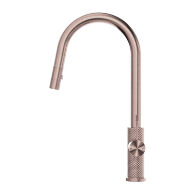 Nero Opal Pull Out Sink Mixer With Vegie Spray Function Brushed Bronze - Sydney Home Centre