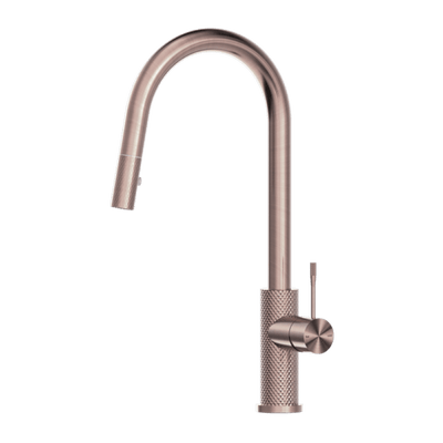 Nero Opal Pull Out Sink Mixer With Vegie Spray Function Brushed Bronze - Sydney Home Centre