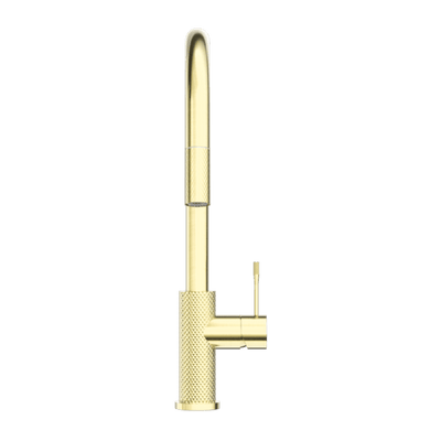 Nero Opal Pull Out Sink Mixer With Vegie Spray Function Brushed Gold - Sydney Home Centre