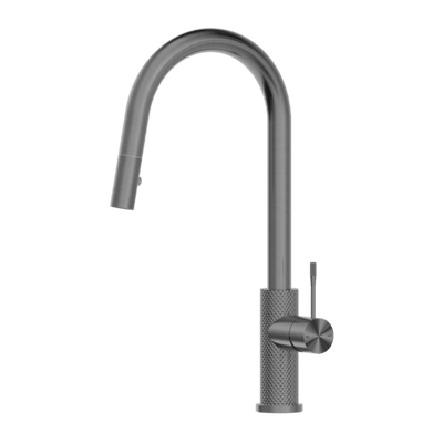 Nero Opal Pull Out Sink Mixer With Vegie Spray Function Graphite - Sydney Home Centre