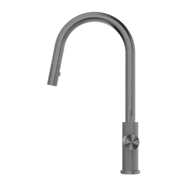 Nero Opal Pull Out Sink Mixer With Vegie Spray Function Graphite - Sydney Home Centre