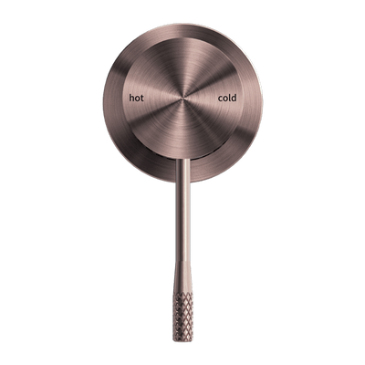 Nero Opal Shower Mixer With 60mm Plate Brushed Bronze - Sydney Home Centre