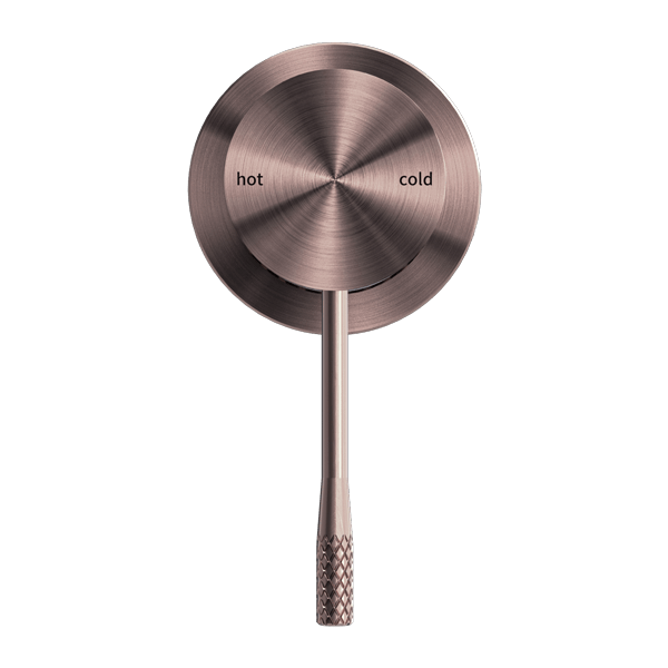 Nero Opal Shower Mixer With 60mm Plate Brushed Bronze - Sydney Home Centre