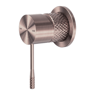 Nero Opal Shower Mixer With 60mm Plate Brushed Bronze - Sydney Home Centre