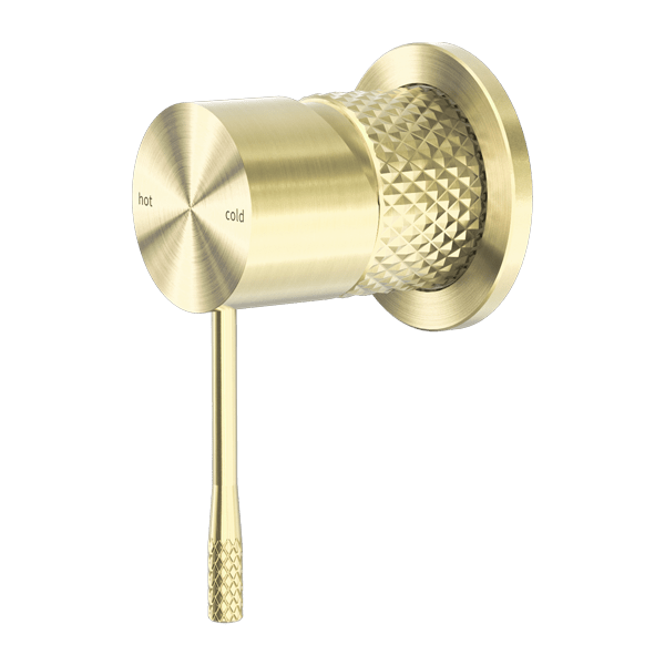 Nero Opal Shower Mixer With 60mm Plate Brushed Gold - Sydney Home Centre