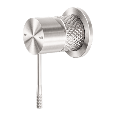 Nero Opal Shower Mixer With 60mm Plate Brushed Nickel - Sydney Home Centre