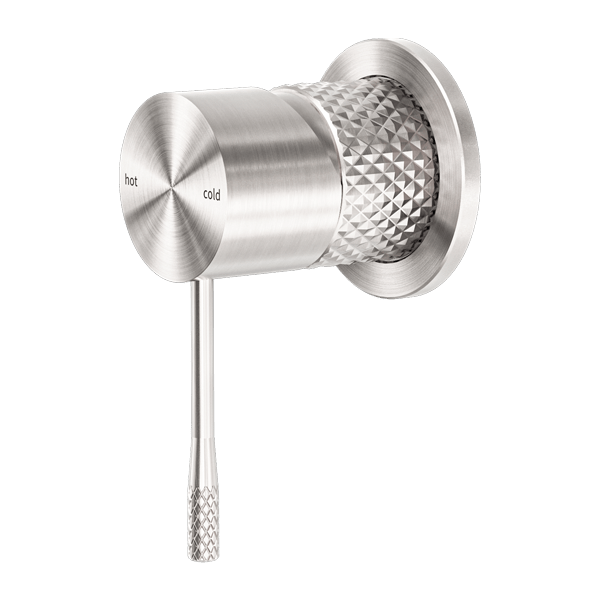 Nero Opal Shower Mixer With 60mm Plate Brushed Nickel - Sydney Home Centre