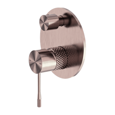 Nero Opal Shower Mixer With Divertor Brushed Bronze - Sydney Home Centre