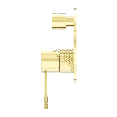 Nero Opal Shower Mixer With Divertor Brushed Gold - Sydney Home Centre