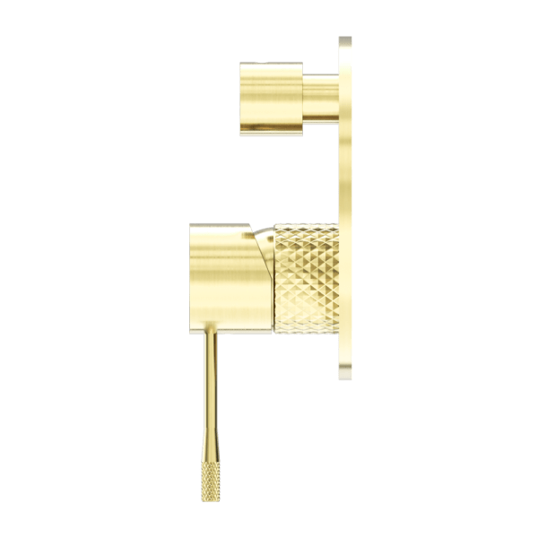 Nero Opal Shower Mixer With Divertor Brushed Gold - Sydney Home Centre