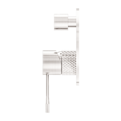 Nero Opal Shower Mixer With Divertor Brushed Nickel - Sydney Home Centre