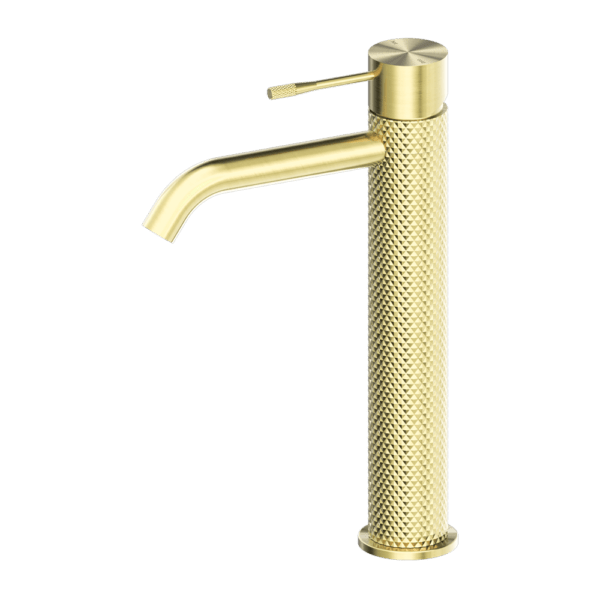 Nero Opal Tall Basin Mixer Brushed Gold - Sydney Home Centre