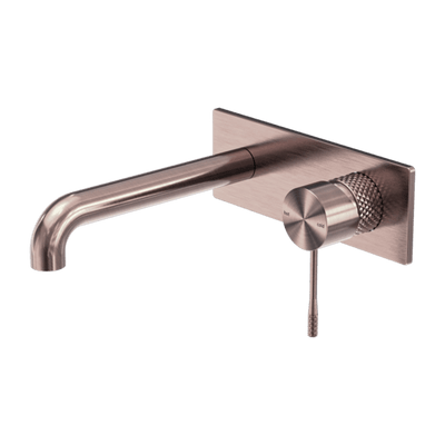 Nero Opal Wall Basin / Bath Mixer Brushed Bronze - Sydney Home Centre