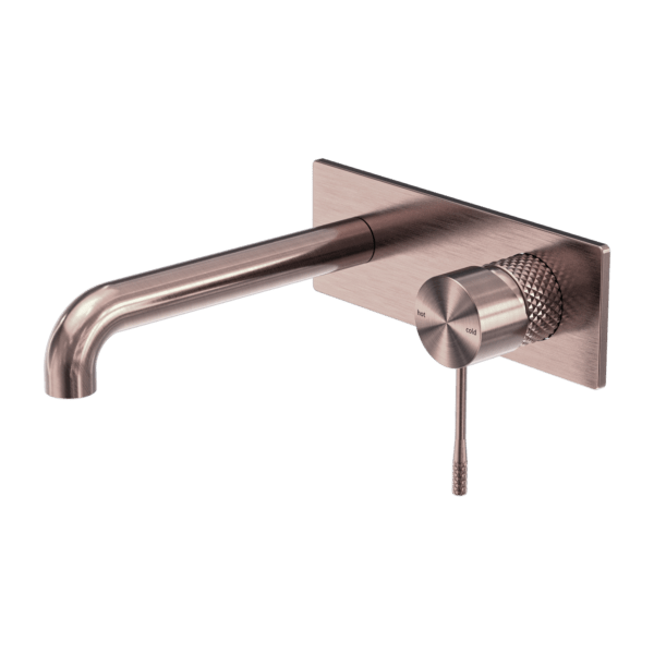 Nero Opal Wall Basin / Bath Mixer Brushed Bronze - Sydney Home Centre