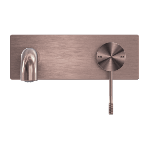 Nero Opal Wall Basin / Bath Mixer Brushed Bronze - Sydney Home Centre