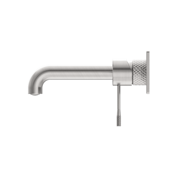 Nero Opal Wall Basin / Bath Mixer Brushed Nickel - Sydney Home Centre