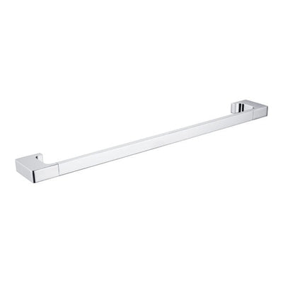 Nero Pearl Single Towel Rail 600mm Chrome - Sydney Home Centre