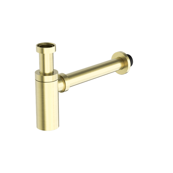 Nero Round Bottle Trap 40mm Brushed Gold - Sydney Home Centre