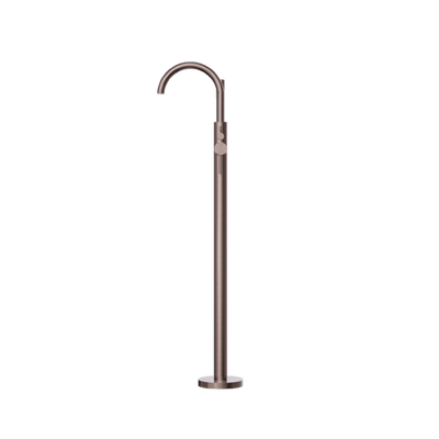 Nero Round Floormount Mixer With Handshower Brushed Bronze - Sydney Home Centre