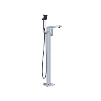 Nero Square Floormount Mixer With Handshower Chrome - Sydney Home Centre