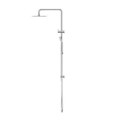 Nero Square Project Twin Shower Chrome - Sydney Home Centre