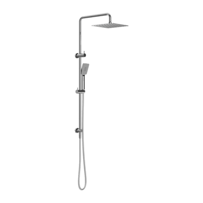 Nero Square Project Twin Shower Chrome - Sydney Home Centre