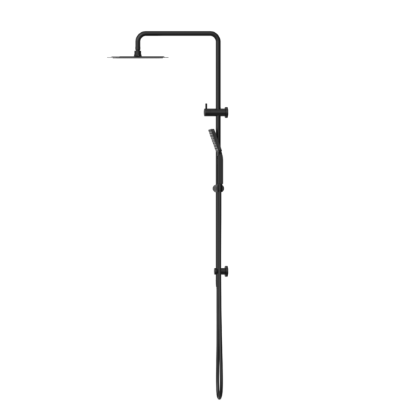 Nero Square Project Twin Shower Matte Black - Sydney Home Centre