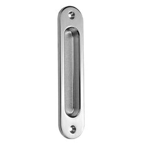 Nidus Flush Pull Radius Contemporary Polished Chrome - Sydney Home Centre